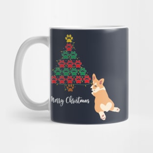 Christmas tree Dog Mug